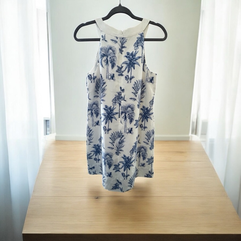 NWOT Tommy Bahama blue and white shift linen dress. Never worn - size XS - Picture 2 of 5